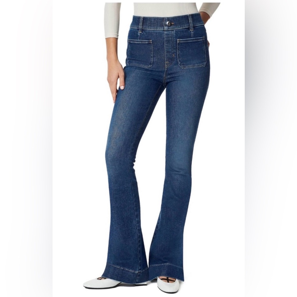 SPANX Dark Blue Flare Jeans